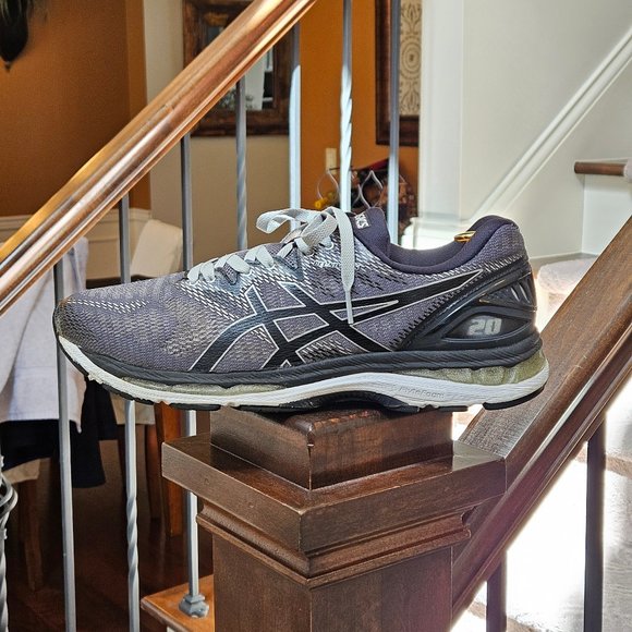 ASICS Men’s Gel Nimbus 20 Running Shoes, Gray/Black, Sz 13 - Picture 8 of 16